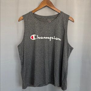 Champion Charcoal Sleeveless Tee Athleisure Activewear Workout Size XL